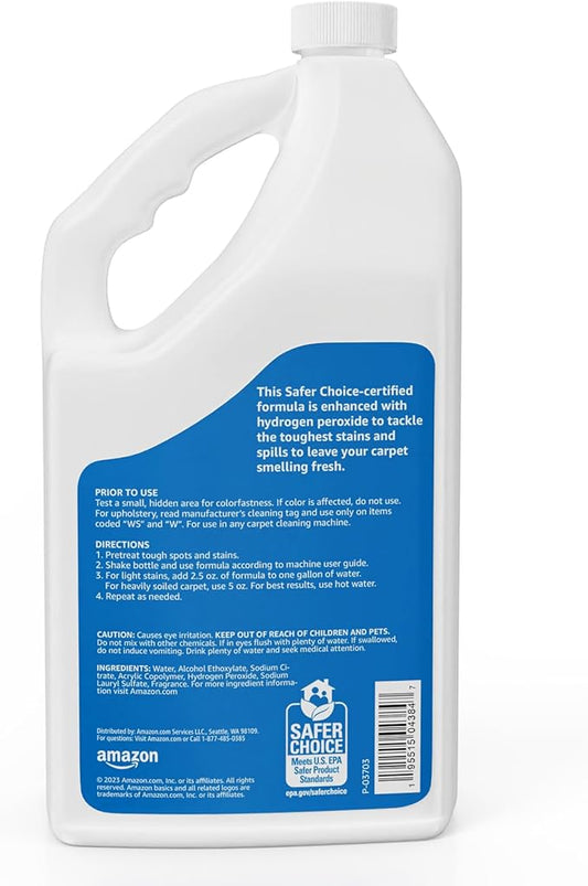 Amazon Basics Deep Cleaning Carpet Cleaner, Stain and Odor Remover, Fresh Scent, 64 fl oz