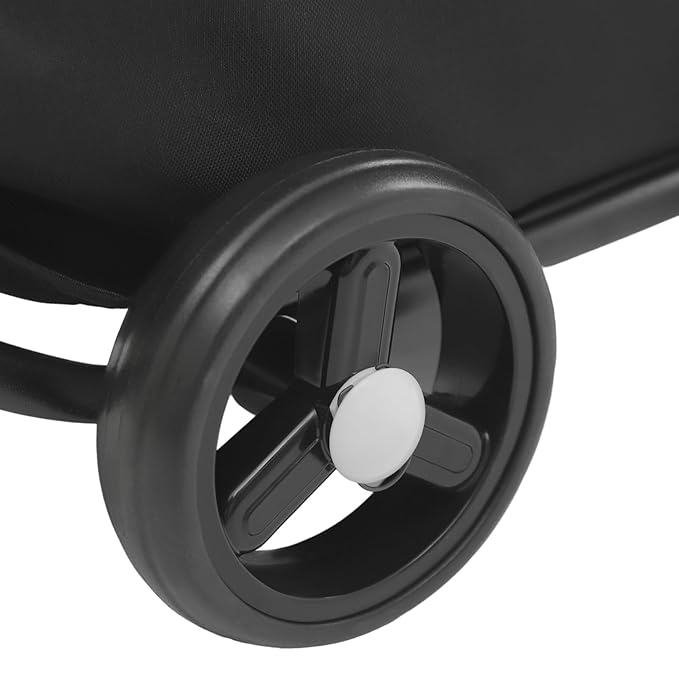 Dog Stroller, Foldable Multifunctional Pet Carts Portable Mini Dog Strollers with 4 Wheels & 360° Rotatable Handle for Small Cats Dogs Puppy Up to 16.53 LBS (Black)