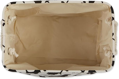 Bone Dry Pet Storage Collection Collapsible Bin, Medium Rectangle, 16x10x12, Dog Show Print