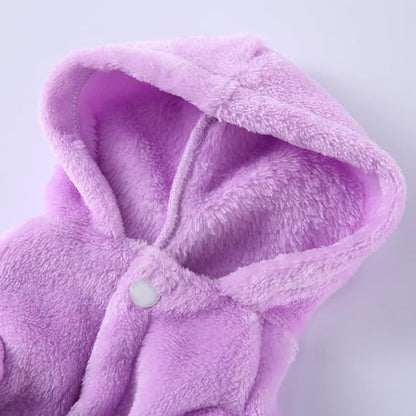 Dog Drying Robe Coat Super Absorbent Soft, Fast Drying Pet Dog Bathrobe Towel with Adjustable Waistbelt