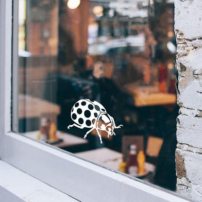 WIRESTER 6 inch Clear Vinyl Decal Sticker Decoration for Car Window (Or Any Flat Surface) - Bug