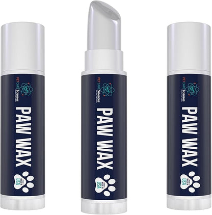 Paw Wax 3 Sticks - Paw Soother for Dogs - Paw Pad Moisturizer - Dog Paw Cream - Cat Paw Balm or Snout Soother for Dogs