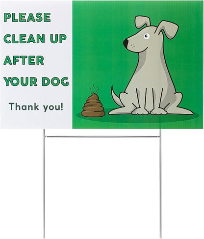 Mr. Pen- No Dog Poop Signs for Yard, Clean Up After Your Dog Signs, No Pooping Dog Signs for Yard, Dog Poop Signs for Lawn, Dog Signs No Pooping, Curb Your Dog Sign, Please Pick Up After Your Dog Sign