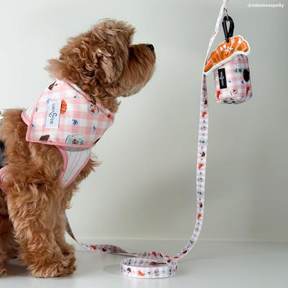 Lucy & Co. Sipping Slowly Dog Poop Bag Holder, Durable Waste Bag Dispenser with Clip for Leash