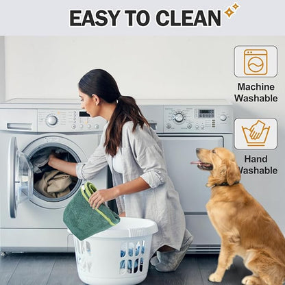 Super Absorbent Dog Bathrobe, Microfiber Dog Drying Coat Dog Bath Robe Towel for Small, Medium & Large Dogs, Quick Drying, Warm Keeping Dog Robes for After Bath Supplies