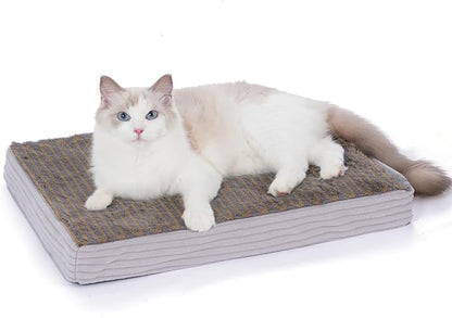 Self Warming Cat Bed Self Heating Cats Puppies Mat Pet Pad for Indoor Outdoor Pets with Non-Slip Bottom Washable (20x16 Inch)