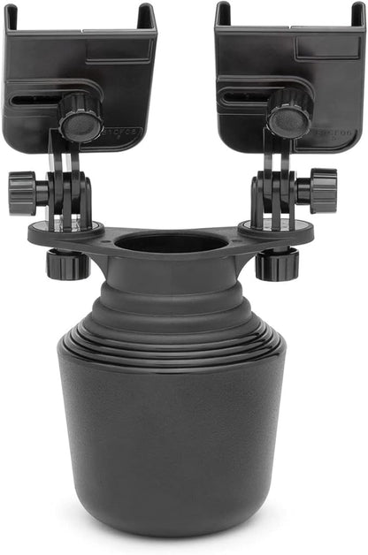 WeatherTech Double High Pet Feeding System - Elevated Dog/Cat Bowls - 6 inch High Light Grey (DHC3206LGLG)