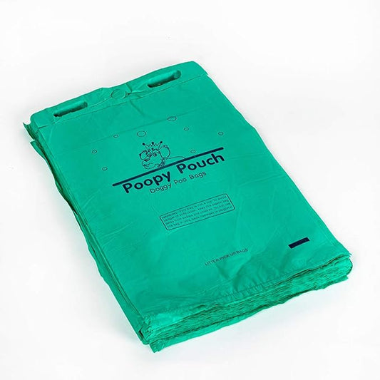 Header Pet Waste Station Bags - 2,400pcs of 8" x 13" Hanging Dog Waste Station Bags - Light, Durable, & Opaque Design - Single-Pull & Easily Disposable Refills