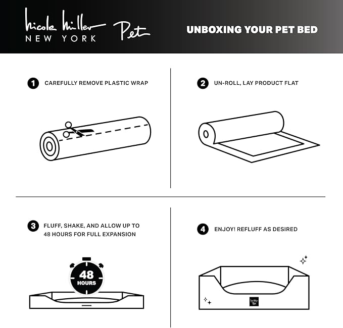 Nicole Miller New York PET Kendall Fluted Geo Cozy Couch Protector Pet Bed, Cozy & Calming, Non-Slip Bottom, Machine Washable, Grey, Large 40"x23"x4"