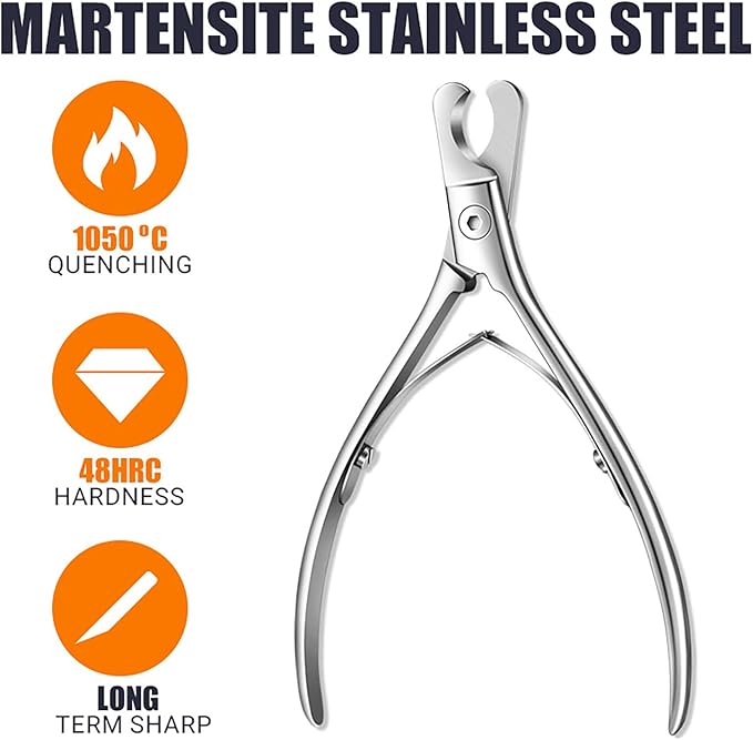 Pet Nail Clippers for Dogs & Cats – Sharp, Durable Blades with Beginner-Friendly, Hygienic Design for Small Pets Paw Care, Large Dog Nail Trimmer,Ergonomic Grooming Tool for Safe Pet Grooming