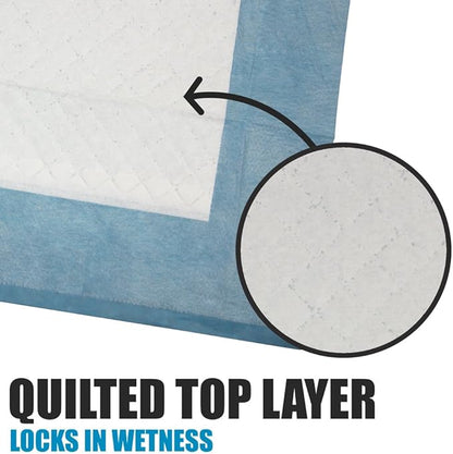 BV Puppy Pads XL 40 Count 34"x28" - Leak-Proof Pee Pads for Dogs with 6-Layer Design, Rapid Dry Sheet & Attractant - Dog Pad Extra Large with Odor Control - Perfect for Big Dogs & Indoor Use
