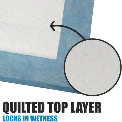 BV Puppy Pads XL 20 Count 34"x28" - Leak-Proof Pee Pads for Dogs with 6-Layer Design, Rapid Dry Sheet & Attractant - Dog Pad Extra Large with Odor Control - Perfect for Big Dogs & Indoor Use