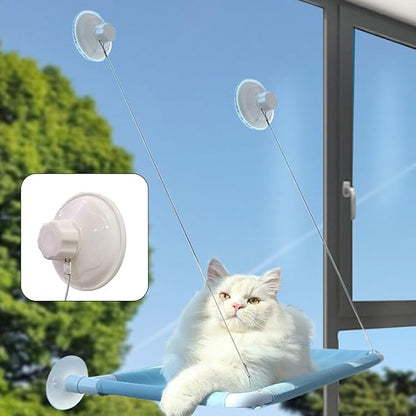 AccEncyc Thick Suction Cup Cat Perches 4Pcs Cat Hammock Replacement Screw Suction Cups for Window Seat