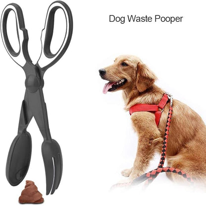 Oumefar Eco-Friendly Pet Dog Cleaner Holder Clip Remover Cat Dog Waste Pooper Dog Cat Pooper Scooper Lawns Grass for Cat Dog Poop Waste (Black)