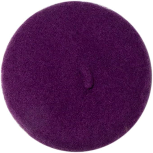 Dog Beret Hats Cats Hats Fashion Four Seasons Funny Comfortable Winter Pet Hat (Purple)