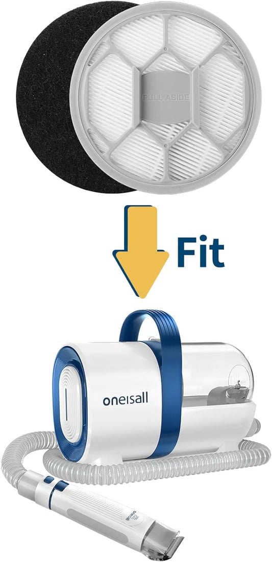 oneisall Sponge Filter, HEPA for LM2 Pro Pet Grooming Kit & Vacuum