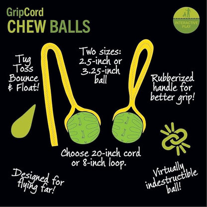 GripCord Chew Ball Cord Medium