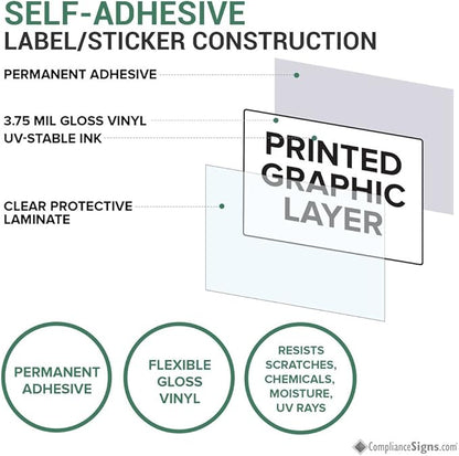 ComplianceSigns.com Dog Waste Station Please Clean Up After Your Dog Reflective Label Decal, 18x12 inch Vinyl for Pets/Pet Waste, Made in USA