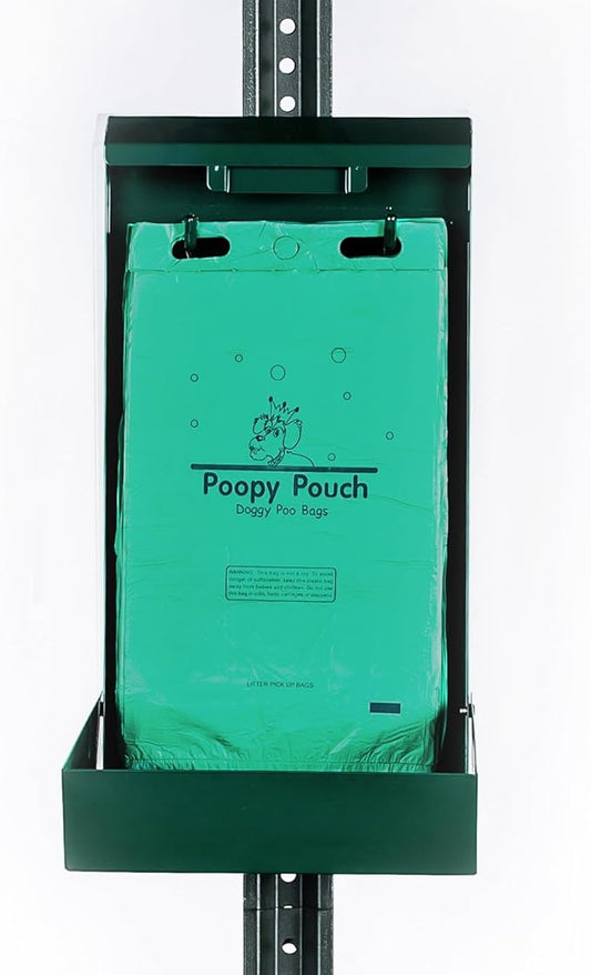 Header Pet Waste Station Bags - 2,400pcs of 8" x 13" Hanging Dog Waste Station Bags - Light, Durable, & Opaque Design - Single-Pull & Easily Disposable Refills