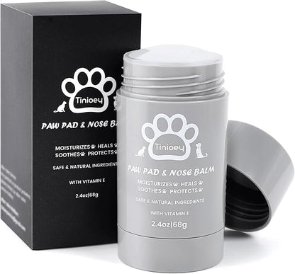 Cat Dog Paw Pad Balm Stick (2.4 oz) | Natural Dog Paw Blam Protector, Soother & Moisturizer for Cracked Dry & Damaged Paws, Nose & Elbows | Snout Soother for Dogs
