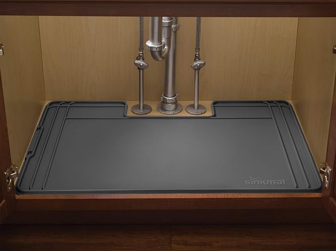 WeatherTech Single High Pet Feeding System w/Plastic Dog/Cat Bowls - 12" High Stand Dark Grey (PSH6412DGDG)