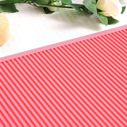 Pet Grooming Table Non-Slip Mat - Padded Mat for at-Home Grooming Dogs and Cats,Bathing Mat for Pets, Diameter：57cm/22.44inch (Pink, 57cm/22.44inch)