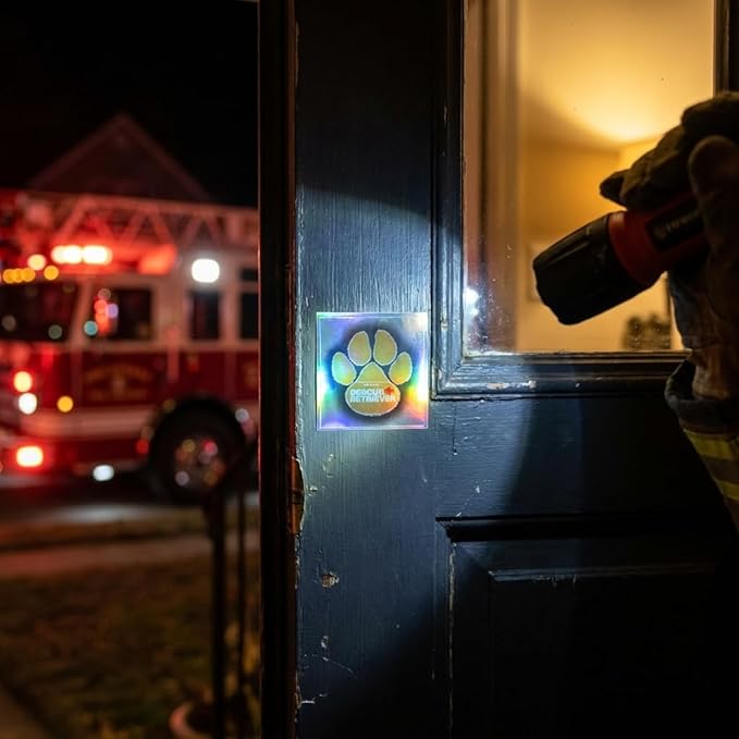 Rescue+Retriever™ Pet Safety Notification Device | Smoke-Activated Strobe Alert for Dogs & Cats | Designed by a Firefighter | 2025 Pet Innovation Award Winner
