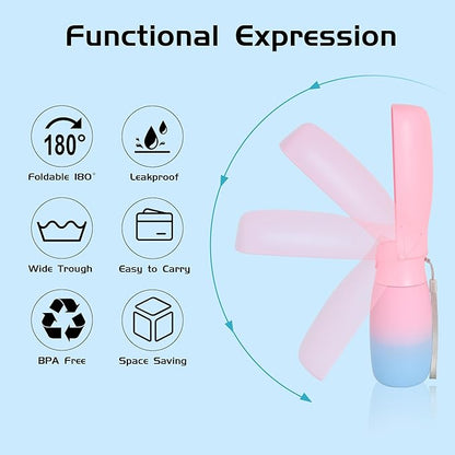 Dog Water Bottle, Travel Puppy Water Bowl, Leak Proof Portable Puppy Water Dispenser, Foldable Dog Water Bottle for for Pets Outdoor Walking, Hiking, Travel, Food Grade Plastic - 19oz Pink