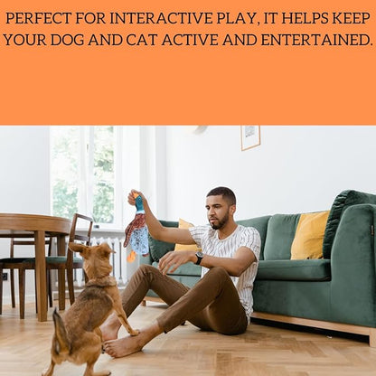 ME GUSTA SHOP Duck Dog Toy Squeak Toys | Mallard-Shaped | Shaped Pet Toys | Duck Dog Toys for Large Dogs | Mallard Dog Toy | Dog Chew Toys | Stuffed Toys Interactive Animal.