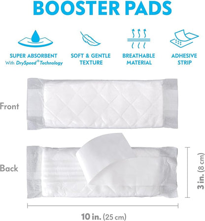 Paw Inspired Dog Diaper Pads | Booster Pad Inserts fit Most Female and Male Washable and Disposable Dog Diapers and Belly Bands | Adds Absorbency, Stops Leaks (180 Count)