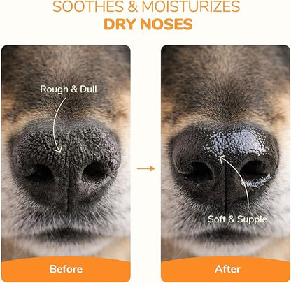 Lick-Safe Dog Paw & Nose Balm | 2.1 oz All Natural Wax with Coconut Oil & Shea Butter | Winter Snow, Road Salt & Hot Pavement Protector | Moisturizer for Dry, Rough Pads & Snouts