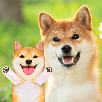 AGRIMONY Funny Shiba Inu Dog Hand Towels for Kitchen Bathroom - Dog Mom Dad Gifts for Women Men Teens Kids-Easter Mothers Fathers Days Valentines Housewarming Birthday Gifts for Animal Lovers