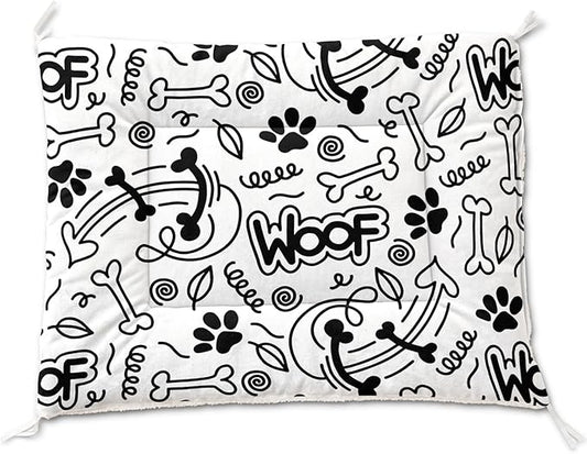 Dog Cat Bed Mat Ultra Soft Fluffy Pet Bed Washable Fashion Dog Crate Beds Comfy Comfy Pet Sleeping Pad Suitable for Pet Raised Bed(42"x32",Cut Woof)