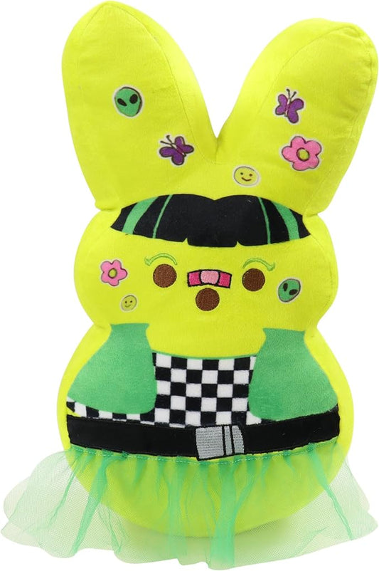Animal Adventure | 15" Yellow Emo Shaggy Bunny Peeps Plush | Easter Basket Stuffed Animals for Kids | Marshmallow Candy | Huggable Ultra Soft Plushie Stuffers Buddy Toy | Collectable Gifts | Aged 3+