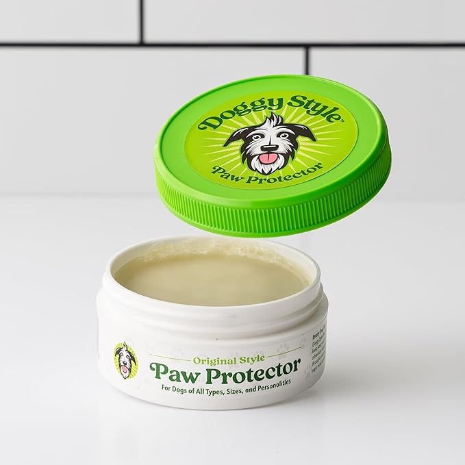 Dog Paw Balm – All Natural Pad Moisturizer for Dogs, Lick Safe Paw Wax for Dry Cracked Paws, Nose & Elbow Protection, Winter & Hot Pavement Relief
