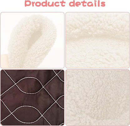 BWOGUE Hamster Bed,Round Velvet Warm Sleep Mat Pad for Hamster/Hedgehog/Squirrel/Mice/Rats and Other Small Animals