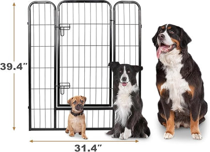 ZENY Dog Fences for The Yard, Camping, Dog Pens Outdoor, Dog Pen Indoor, 8 Panels Dog Playpen for Small/Medium/Dogs, 40 Inch Height Pet Exercise Pen for Rabbit/Puppy/Small Animals