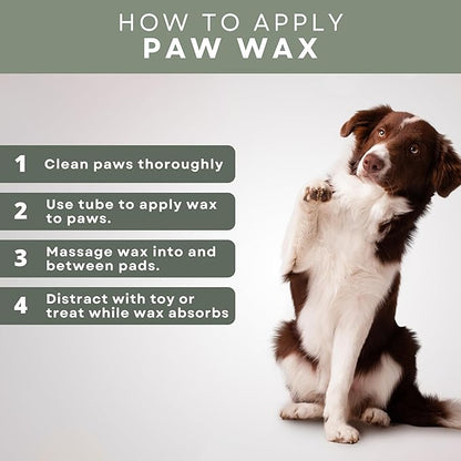 All-Terrain Dog Paw Waxes - 4 Protective Balms (Trail + Street + Beach + Snow) - Each Wax for Dogs is Specifically Formulated for Outdoor Environments - Natural Lick-Safe Ingredients - USA