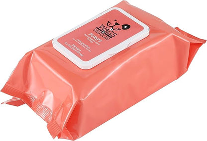 Wags & Wiggles Purify Hypoallergenic Dog Wipes for Sensitive Skin, Paw and Body Grooming Wipes with Gentle Plant Based Formula for Everyday Cleaning, Zesty Grapefruit Scent, 100 Count