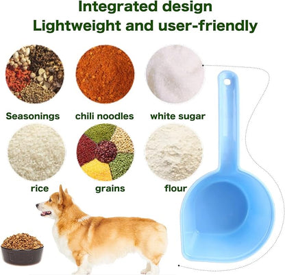 3PCS Dog Food Scoop, 1 Cup Dog Food Scoop for Water or food Plastic Pet Food Scoop Dogs Cats Birds and Rabbits