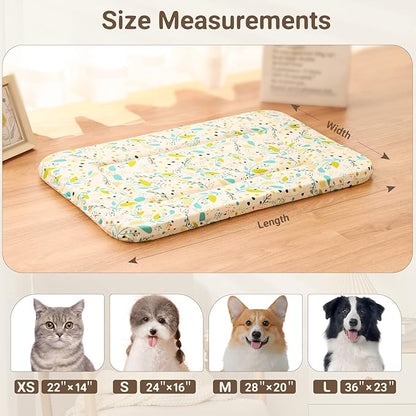Magic Dog Medium Crate Bed & Pad, Super Soft Pancake Style, Machine Washable, 28-Inch