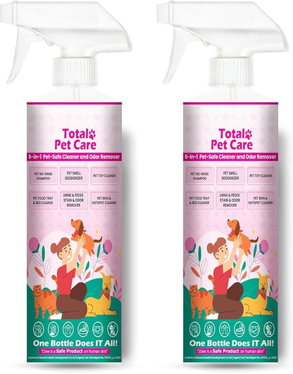 Pet Cleaner & Deodorizer for Dogs & Cats | No-Rinse Electrolyzed Water | Safe | Clean Paws, Coat, Hot Spots & Pet Messes | Fragrance-Free, No Harsh Chemicals | Made in Japan