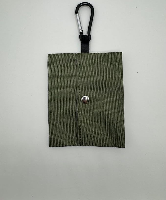 Generic Dog Poop Bag Holder - Dog Waste Bag Dispenser with Poop Bag Roll Holder - Novelty Dog Gift for Pet Owners - Poop Bag Dispenser for Leash, Green