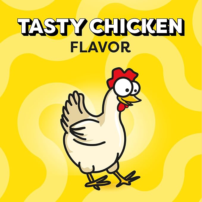 Temptations Cat Treats Classic Crunchy and Soft Cat Treats, Tasty Chicken Flavor, 3 oz. Pouch (Pack of 12)
