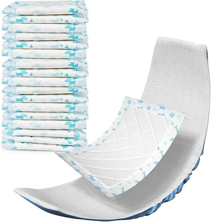 Disposable Dog Diaper Liners Booster Pads for Male and Female Dogs, Doggie Diaper Inserts fit Most Types of Dog Diapers - Pet Belly Bands and Male Wraps (XS-160Count)