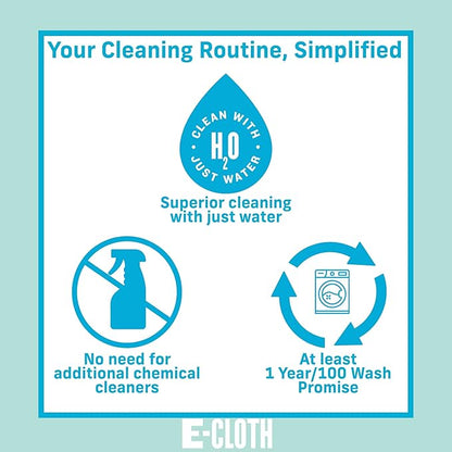E-Cloth Pet Cleaning & Drying Towel - Super-Absorbent Microfiber Towel for Pets, Animals, Dogs, Cats - Large