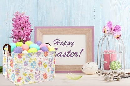 Rectangular Kids Storage Bin Basket Organizer for Baby Room Decor & Easter Gifts