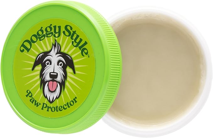 Dog Paw Balm – All Natural Pad Moisturizer for Dogs, Lick Safe Paw Wax for Dry Cracked Paws, Nose & Elbow Protection, Winter & Hot Pavement Relief