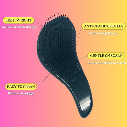 G.B.S Pet Deshedding Tools 3 Pack - Wave Fur Brush, Shampoo Brush, and Massager Brush - Perfect for Dogs or Cats