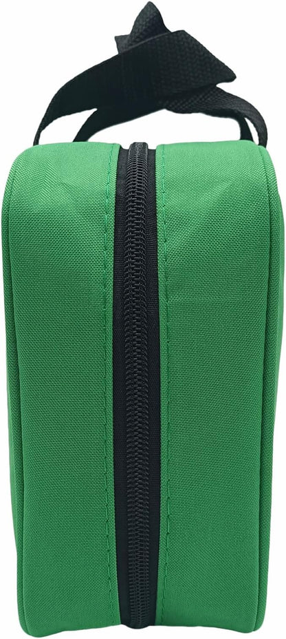 First Aid Bag Empty Emergency Medical Pouch First Responder Storage Compact Survival Medicine Bags for Sport Outdoors Car Office Pet Dog Cat (Green QZ)